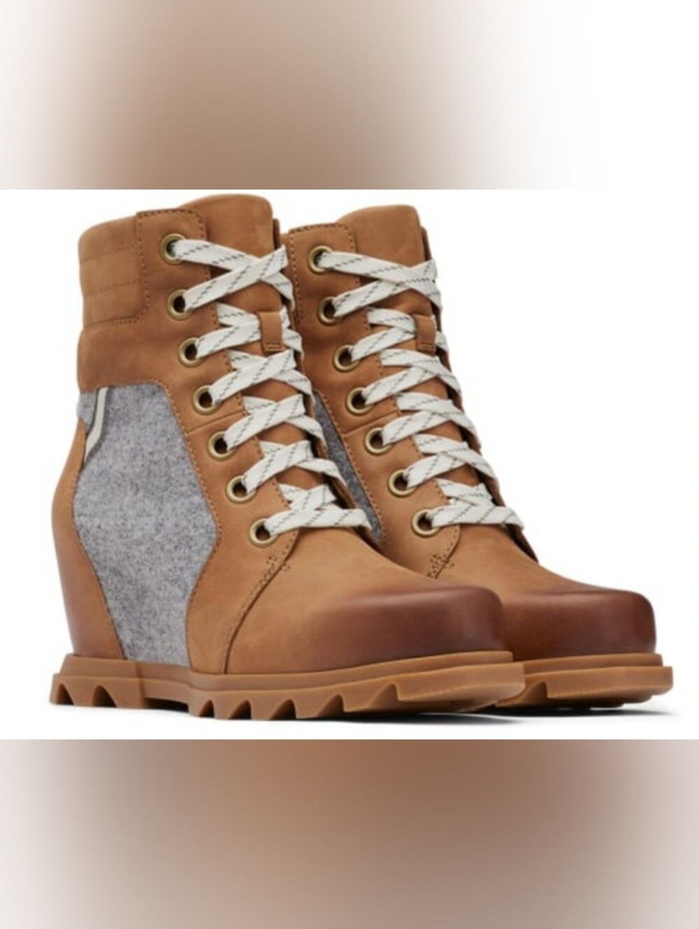 Sorel Joan Of Arcric Lexie Wedge Lace-Up Boots